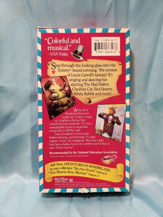 Walt Disney Adventures In Wonderland Hare Raising Magic Volume 1 VHS Tape rare 3