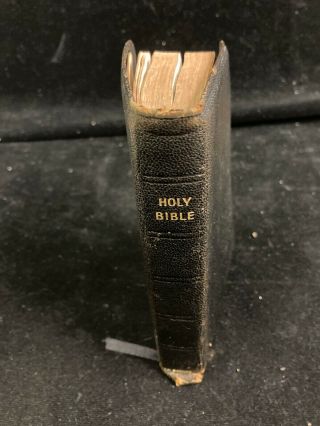 1944 Oxford Pocket Sized Holy Bible,  Old & Testaments,  Morocco Leather