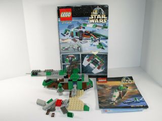 Lego Star Wars 7144 Slave 1 - - Incomplete With Instructions