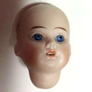 Antique Doll German Bisque Head " I " 3 " Tall
