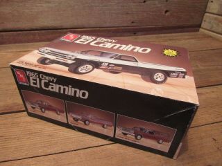 Vintage Amt 1965 Chevy El Camino Model Kit 3 - 1 With Camper