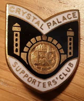Rare Crystal Palace Supporters Club Hw Miller Badge