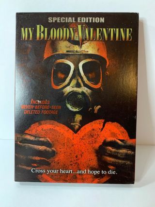 My Bloody Valentine (dvd,  2008) Special Edition W/ Slipcover Rare