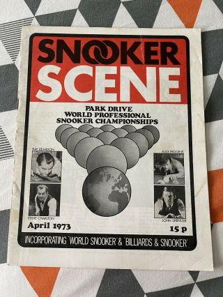 Snooker Scene - April 1973 Rare