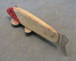 Vintage Fish Spearing Decoy Lead Fins Weight Orig.  Price 1.  50