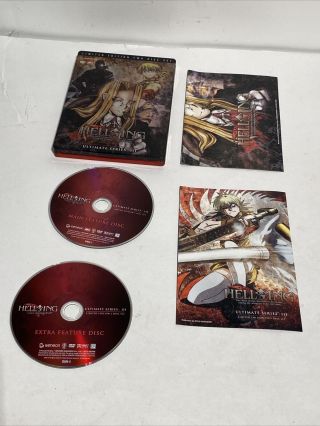 Hellsing Ultimate Series Vol.  3 Iii Rare Oop Limited Edition Steelbook 2 Dvd Set