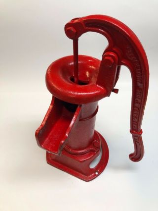 Littlestown Hardware & Foundry Cast Iron Well Water Hand Pump Red