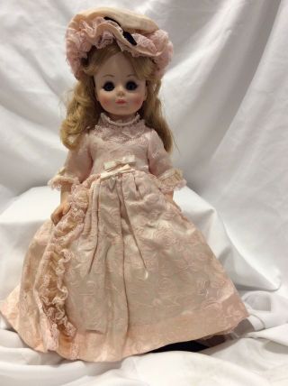 Vintage Madame Alexander Doll 14” Pink Dress Secret Of The Madam