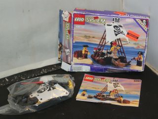 Vintage (1992) Lego Pirates Set 6261 Raft Raiders - Very Rare 100 Complete