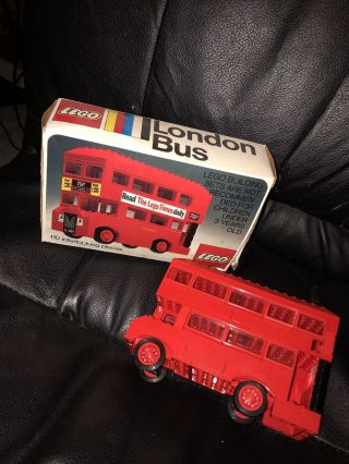 Vintage Lego Set 760 London Bus 1974 Instructions And Box Complete No Decals