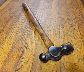 Antique Tools Rare Atha Hammer Machinist Shop Blacksmith Ball Peen Hammer ☆usa