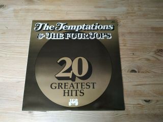 Record Vinyl Lps Album,  The Temptations & The Four Tops,  Rare Motown.  Soul,