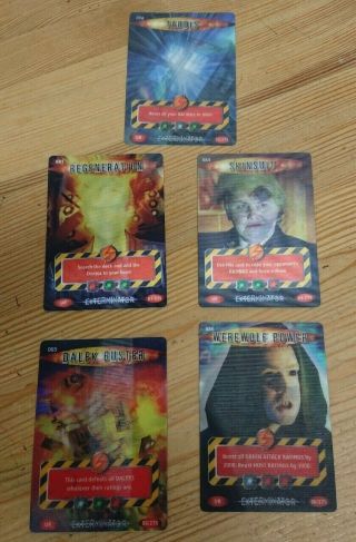 Dr Who Battles In Time Ultra Rare Exterminator X5.  74,  81,  84,  85,  86.