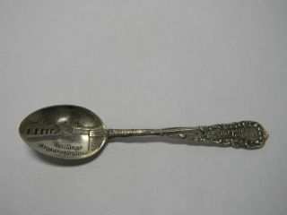 Vintage Sterling Souvenir Spoon - Old Point Comfort Fortress Monroe