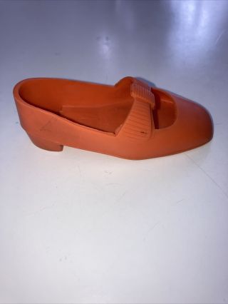 Vintage Ideal Crissy Doll Orange Bow Shoes 3