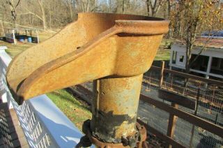 Vintage Antique Cast Iron Pitcher Hand Well Water Pump Spout