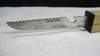 Vintage Fish Knife & Scale Multi - Tool Salmon River Cabin Find VERY RARE 3