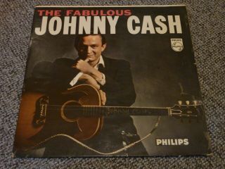 Johnny Cash - The Fabulous Johnny Cash - Very Rare Uk Mono 1st Lp Philips -