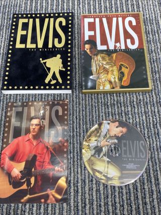 Elvis The Miniseries Dvd W/ Black Velvet Slipcover & Booklet Rare Rhys Meyers