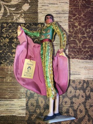 Vintage Marin Chiclana Of Spain Spanish Matador Bull Fighter 7 " Figurine Doll