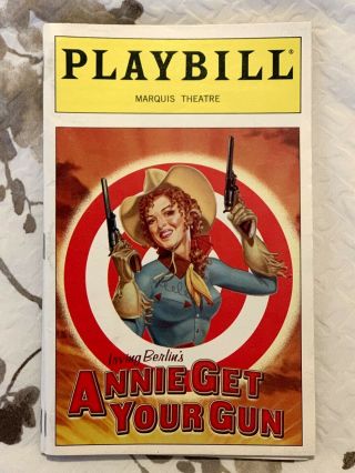 “annie Get Your Gun” Broadway Playbill — Bernadette Peters Extremely Rare