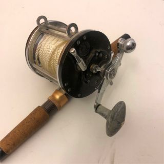 Vintage 1960s Ocean City No.  167 Big Game Fishing Reel Made In Usa