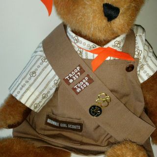 Vintage Girl Scout Brownies Custom Handmade Clothing Boyds Bear 3