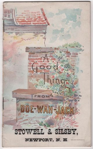 1895 Round Oak Stove Advertising Booklet Doe - Wah - Jack Beckwith Furnace Color