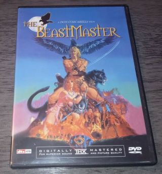 The Beastmaster Rare Oop Dvd,  With Chapter Insert.  In Like.