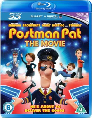 Postman Pat: The Movie 3d Blu Ray Disk Only All Region English Rare