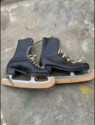 Vintage Ccm Ice Skates Size 8.  5