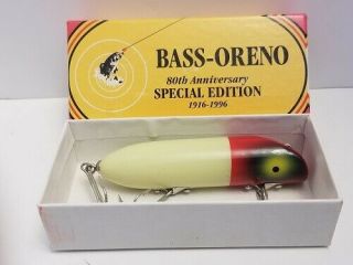 Luhr - Jensen/south Bend Bass - Oreno 80th Anniversary Special Edition 1916 - 1996