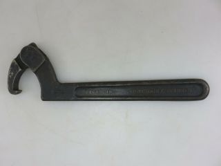 Williams 474 Adjustable Hook 2 To 4 - 3/4 " Spanner Machinist Lathe Wrench