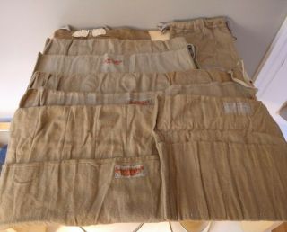 6 Old Samuel Kirk & Sons Sterling Silver Flatware Anti - Tarnish Wraps Cloths Bags