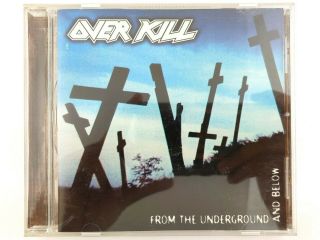 Overkill From The Underground And Below Cd 1997 Us Thrash Heavy Metal Oop Rare
