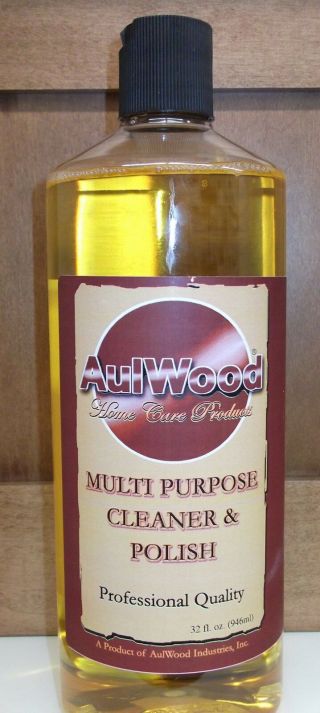 Aulwood Multi - Purpose Wood Cleaner And Polish 32oz Made In Usa