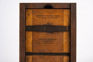 Antique Wooden Eastman Kodak Print Frame for 3 1/4 x 5 1/2 Negatives V14 3