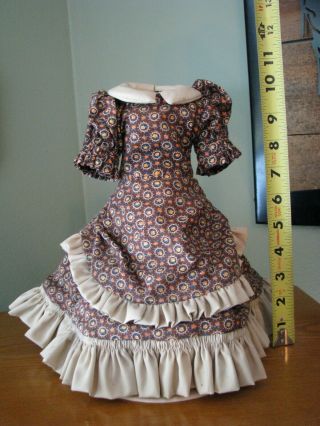 Antique Style Dress For Bisque 17 Inch Doll With Pantaloons,  Shoes