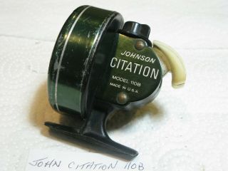 Johnson Citation 110b Spin Casting Reel Made In Usa Old Good