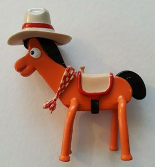 Vintage Pokey Cowboy Figure 1996 Rare Superflex Incredible Adventures Of Gumby
