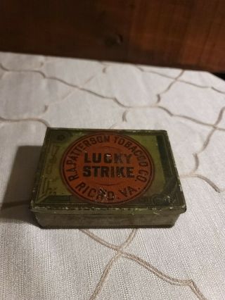 Antique Lucky Strike Tobacco Tin.