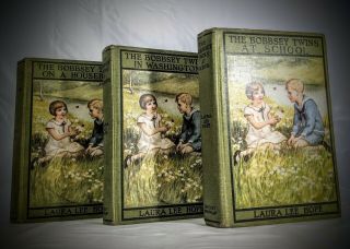 3 " The Bobbsey Twins " Series 1907 - 1927 Antique Children 