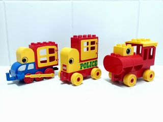 Vintage Lego Duplo Cars Train Vehicles Lego Building Block Toys