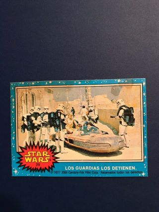1977 Topps Mexico Star Wars Trading Card 29 Rare Rare Rare
