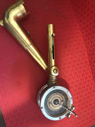 Antique Brunswick Balke - Collender Phonograph Reproducer Head And Tone Arm Parts