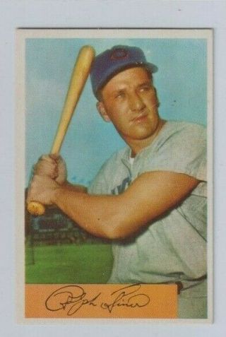 1954 Bowman Ralph Kiner 45 Exmt - Nm Great Centering Sharp Corners No Creases