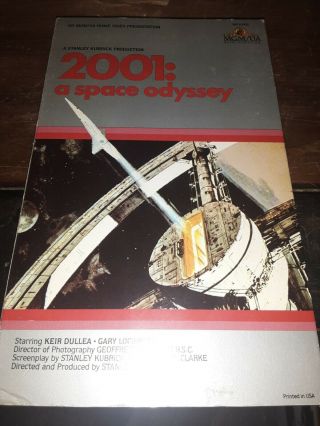 2001: A Space Odyssey - Vhs - Big Box - Gatefold - Rare