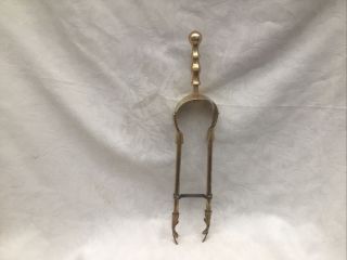 Quality Brass Coal And Log Fire Tongs