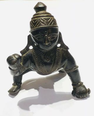 Antique Bronze Indian Baby God Figurine