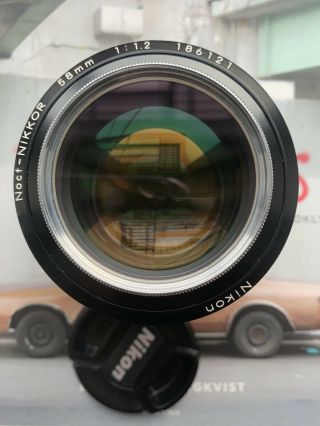 " Rare " Nikon Ai - S Noct Nikkor 58mm F1.  2 Mf Lens For F Mount Cla’d Ready To Shoot